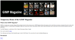 Desktop Screenshot of gimpmagazine.org