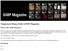 Tablet Screenshot of gimpmagazine.org